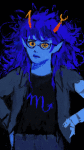  2025 alexsiple animated artificial_limb fullres illegal_vriska solo starter_outfit vriska_serket 