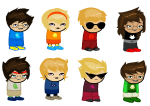  2012 all_kids alpha_kids au beta_kids dave_strider dirk_strider freckles fullres jade_harley jaggy_lines jake_english jane_crocker john_egbert rose_lalonde roxy_lalonde sleuthinglicorice sprite_mode tiaratop 