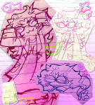  2025 animals art_dump fefetasprite fish fullres highlight_color lineart papercraft solo sprite techn0logybi0 