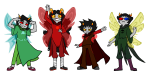  2024 aradia_megido blood_aspect caligvlasaqvarivm doom_aspect fullres godtier karkat_vantas knight mage maid mind_aspect no_glasses seer sollux_captor terezi_pyrope time_aspect 