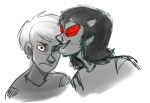  coolkids dave_strider highlight_color licking pootles redrom shipping terezi_pyrope 