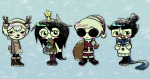  2025 beta_kids blush dave_strider fashion fullres hat holidaystuck jade_harley john_egbert rose_lalonde sadzcoffee stars 