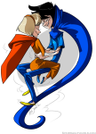  2012 breath_aspect fullres godtier grimdorks heir hug john_egbert kendraw light_aspect redrom rose_lalonde seer shipping watermark 