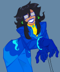 2025 aspect_symbol body_modification breath_aspect fashion freckles fullres homestuck:_beyond_canon john_egbert june_egbert kid_symbol plipple solo transtuck 