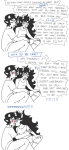  2025 blush casual comic dorkschreiter fullres grayscale heart highlight_color jaggy_lines karkat_vantas kiss shipping text vriska_serket vriskat word_balloon 