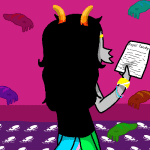 2011 animated babinani back_angle cuttlefish feferi's_hive feferi_peixes fullres hive jaggy_lines solo starter_outfit text underwater