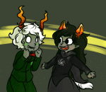  ! animated blood_sisters bromance callie_ohpeee calliope cosplay dogtail dogtier dream_ghost godtier jade&#039;s_trollsona jade_harley ldefix trollified witch 