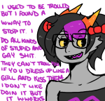 chinpochucky crossdressing crossover eridan_ampora march_eridan solo tails_gets_trolled 