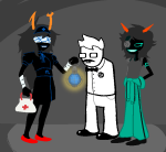  2025 ancestors artificial_limb beforus_ancestors blindfold body_modification eyepatch facial_hair fullres jaggy_lines lamplady_swansong native_source offkilterkeys poppop scars silhouette songbird_sootnose sprite_mode starter_outfit troll_caegar_coin web 