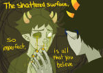  crying half_ghost reflection sollux_captor solo yoshiie 
