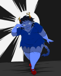  2024 aranea_serket chubstuck dancestors dream_ghost fullres jaggy_lines obscenicon solo starter_outfit sufferer_necklace troll_tail 