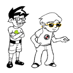  2025 arms_crossed dave_strider fullres jaggy_lines john_egbert reesereeserson starter_outfit 