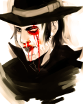  bardofgrope blood headshot highlight_color humanized jack_noir nosebleed solo spades_slick 