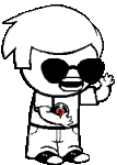  animated dave_strider image_manipulation solo sprite_mode squirrel245 starter_outfit transparent wut 