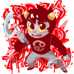 2012 fullres ghostydraws jaggy_lines karkat_vantas sickle solo starter_outfit transparent