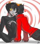  ! 2013 ancest dancestors fullres hatemarriage heart jaggy_lines kankri_vantas karkat_vantas kiss lunaticjin redrom shipping sitting starter_outfit vantases 