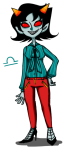  2011 fashion fullres madammonkey no_glasses solo terezi_pyrope zodiac_symbol 
