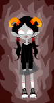  2011 alternate_hair animated aradia_megido body_modification casual dead_aradia fashion fullres jaggy_lines madammonkey solo 