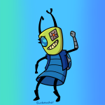  2024 artificial_limb crossover eyepatch fullres gunkmusher invader_zim solo vriska_serket 