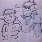 2024 arms_crossed chubstuck dream_ghost fullres glasses_added grayscale lineart monochrome multiple_personas pencil skyzahhak sonic_the_hedgehog starter_outfit sweat tavros_nitram
