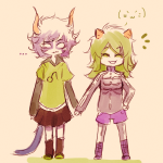  ... 2012 chibi clothingswap dancestors fullres holding_hands ikimaru kurloz_makara meulin_leijon rydas_and_ninjettes shipping starter_outfit text 