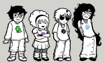  2026 alternate_hair arms_crossed beta_kids dave_strider fullres jade_harley john_egbert ouroboroed rose_lalonde starter_outfit 