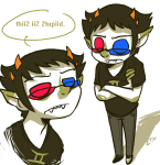  arms_crossed ltf sollux_captor solo word_balloon 