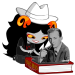  2026 aradia_megido cradoii crosbytop fedora fullres image_manipulation kneeling language:alternian solo starter_outfit text transparent 