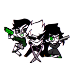  2020 dirk_strider hunting_rifle jade_harley jake_english nychi starter_outfit transparent twin_m9_berettas unbreakable_katana 