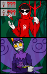  2017 ? bard blood codtier comic crocker_corruption crocker_war_fork fullres gamzee_makara godtier jane_crocker land_of_frost_and_frogs lunatic-mo-on rage_aspect scars tiaratop troll_potion 