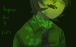  blood fuoco head_out_of_frame nepeta_leijon no_hat nosebleed ohgodwhat solo 