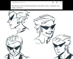  art_dump crying dirk_strider freckles grayscale headshot reaction request sketch solo toastyhat 