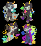  2026 ahab's_crosshairs beverage deuce_clubs diamond equius_zahhak eridan_ampora feferi_peixes fullres gamzee_makara psidon's_entente sopor_pie sopor_slime sparbots starter_outfit sweat techn0logybi0 weapon word_balloon 