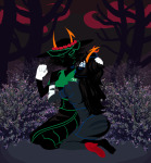  2025 ancestors beforus_ancestors blindfold blush flowers fullres kitoboy kneeling lamplady_swansong mourning_glory redrom shipping silhouette starter_outfit the_gardener trees web 