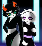  2026 arms_crossed black_squiddle_dress blush fashion fullres inknautilus jaggy_lines kanaya_maryam land_of_rays_and_frogs redrom rose_lalonde rosemary shipping 