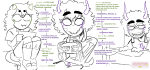  2024 :o) computer dancestors dream_ghost emoticon fullres gaming gamzee_makara grayscale highlight_color honk jaggy_lines kurloz_makara lineart makaras meulin_leijon oktoramaa starter_outfit text troll_tail 