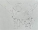  2026 cat_hat equius_zahhak fullres grayscale head_out_of_frame meowrails monochrome multiple_personas nepeta_leijon palerom scoundrellyfeline shipping size_difference sketch sparbots starter_outfit 