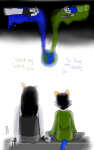  2014 action_claws back_angle blood dead emoticon equius_zahhak fullres lights loopusomg lying lyricstuck meowrails nepeta_leijon no_hat palerom shipping sitting starter_outfit text 