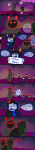 2018 ? alternia ancestors apeculiarfellow arms_crossed clouds fantroll fullres galekh_xigisi hiveswap night silhouette starter_outfit text the_disciple the_sufferer trees word_balloon