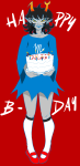  2026 aranea_serket cake dancestors fullres ham0naa happy_birthday_message jaggy_lines native_source solo starter_outfit text 