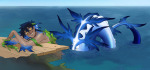 2024 fullres john_egbert merfolk mythologystuck no_glasses no_shirt ocean solo svetoshumovaya 