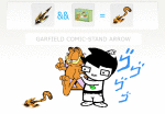 2019 alchemy crossover fullres garfield image_manipulation john_egbert jojo's_bizarre_adventure radicaldude42 solo sprite_mode starter_outfit text