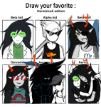 2026 ancestors art_meme artificial_limb blush bro dancestors dirk_strider dogtier eyepatch fairy_dress fashion fullres hat hug jade_harley jaggy_lines latula_pyrope marquise_spinneret_mindfang redrom rule63 shipping silhouette sis spiderwitch starter_outfit strong_tanktop sword tin-bt vriska_maryam-lalonde weapon