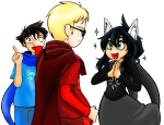  breath_aspect dave_strider dogtier godtier heir jade_harley john_egbert knight lll-hime-lll redrom shipping space_aspect spacetime time_aspect transparent witch 