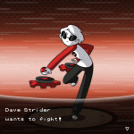  animated crossover dave_strider goobermation nintendo pok&eacute;mon red_baseball_tee solo text timetables 