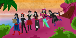  2014 aradia_megido cloudologist commodore_coat fashion feferi_peixes fullres girls kanaya_maryam land_of_maps_and_treasure nepeta_leijon pir8_coat rear_admiral_attire starter_outfit terezi_pyrope vriska_serket 