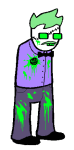  animated au gore image_manipulation onslaught14 pixel poppop solo sprite_mode taintedstuck 