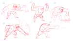 2016 artificial_limb fullres lord_english monochrome no_shirt paperseverywhere sketch strife