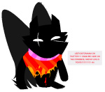  2024 bec_noir blood fullres impalement jack_noir jaggy_lines lineart oktoramaa scars solo spade sword text 