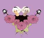 flowers mauvetinne multiple_personas rose_lalonde thorns_of_oglogoth 
